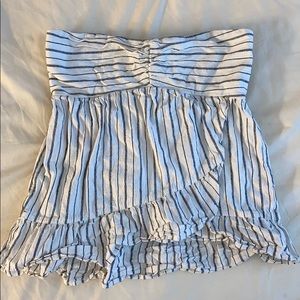 American Eagle Outfitters Strapless Ruffle Top